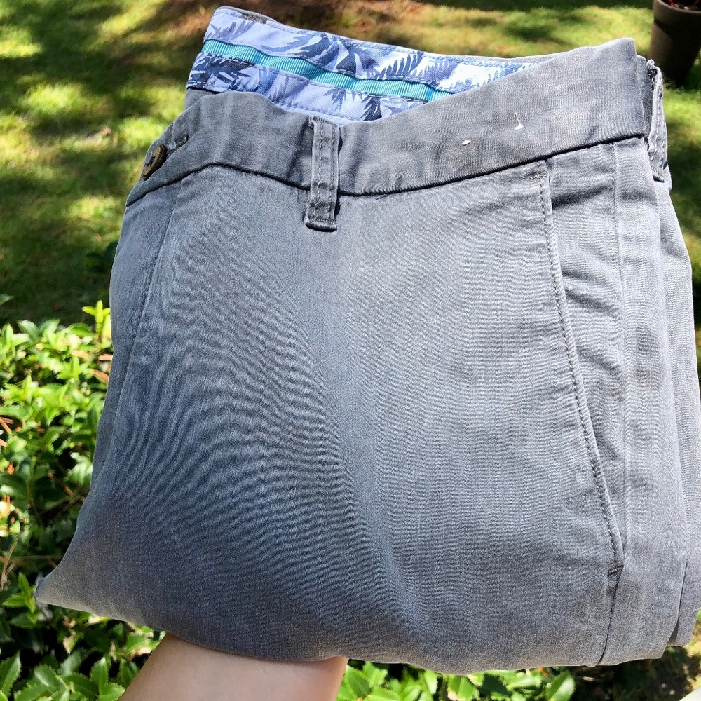 Tommy Bahama Boracay Flat-Front Chino Pants SZ 34/32